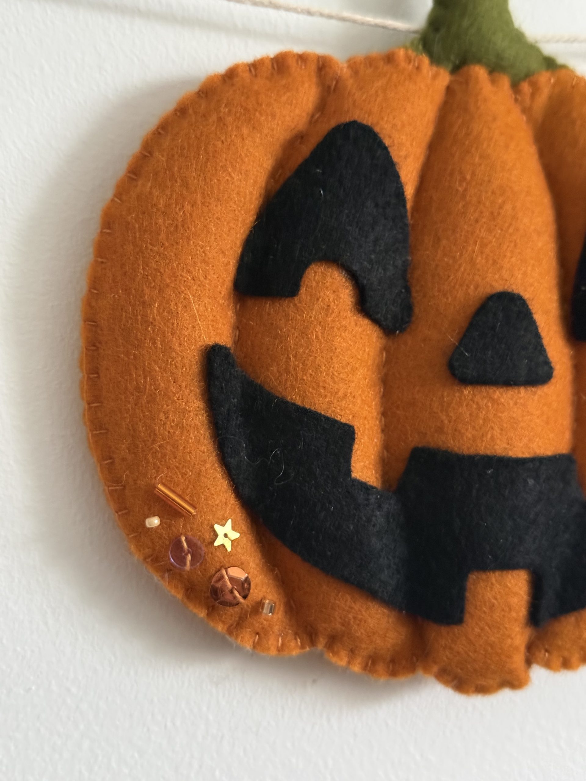 Halloween Pumpkin Felt Sewing Pattern - Image 3